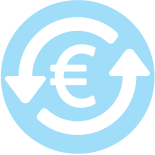 pictogram met euroteken dat duidt op meer rendement